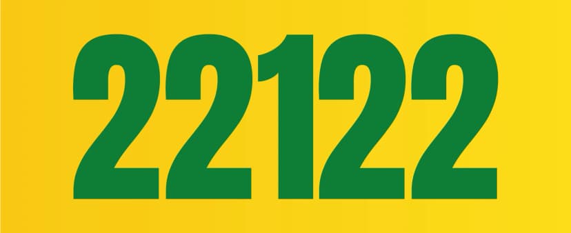 Número 22122